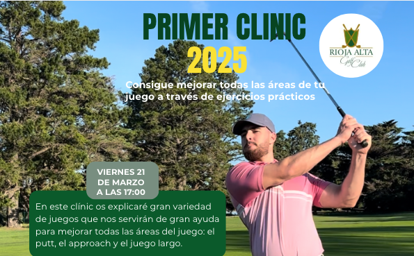 Mejora tu juego con nuestros Clinics de golf